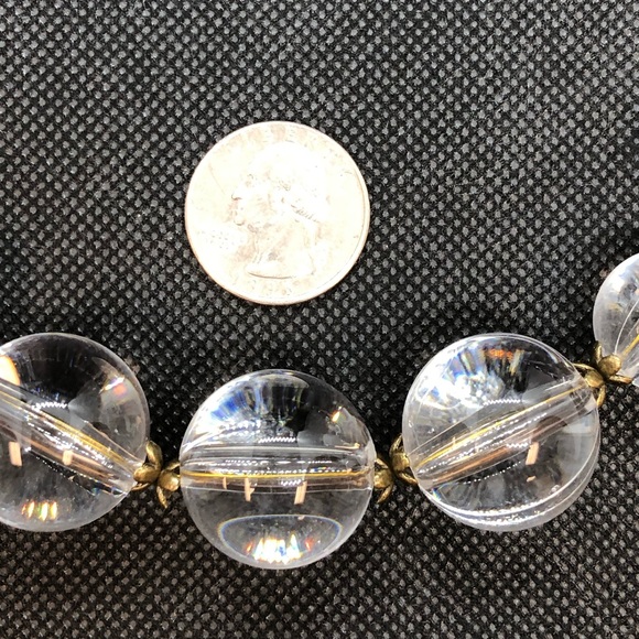 Clear Acrylic Graduated Necklace - Picture 3 of 3